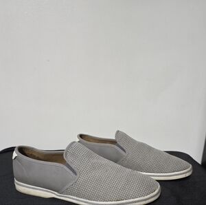 Aldo Men's Gray Textured Slip-On Loafers